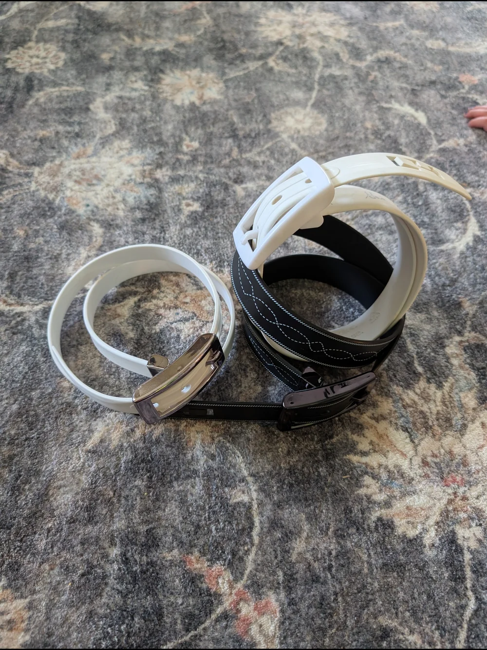 C4 Equestrian Belt Lot- 3 Belts - 2 Classic, 1 Skinny